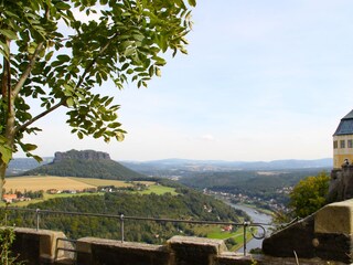 Blick auf den Lilienstein