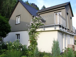 Balkon nach Westen