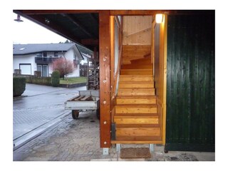 Eingang zum Ferienhaus