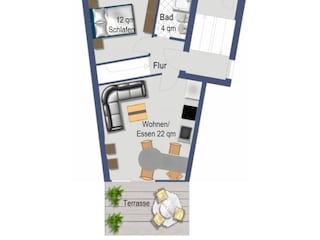 Appartement de vacances Kronsgaard Plan d'étage 37