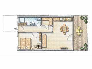 Appartamento per vacanze Natz Pianta del piano 41