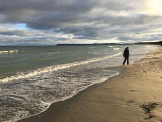 Winterspaziergang am Strand von Prora.