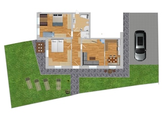 Vakantieappartement Algund Grondplan 30