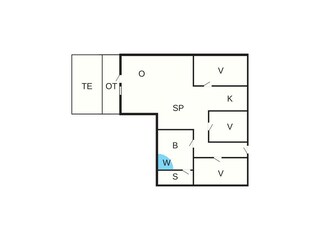 Vakantiehuis Bork Havn Grondplan 37