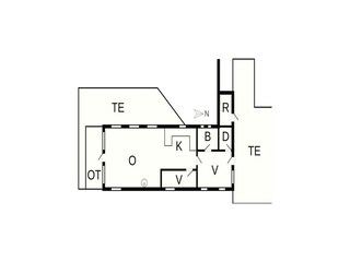 Vakantiehuis Læsø Grondplan 37