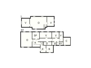 Ferienhaus Boddum Grundriss 33