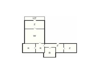 Vakantiehuis Tisvildeleje Grondplan 62