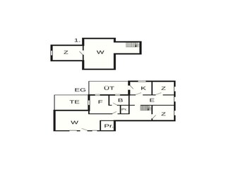 Maison de vacances Blåvand Plan d'étage 72