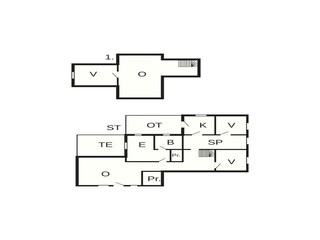 Casa per le vacanze Blåvand Pianta del piano 72