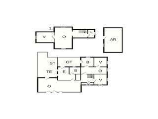 Holiday house Blåvand Floor Plan 58