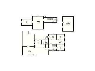 Vakantiehuis Blåvand Grondplan 3