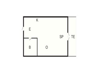 Vakantiehuis Allinge Grondplan 20