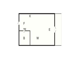 Vakantiehuis Allinge Grondplan 5