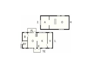 Vakantiehuis Ellös Grondplan 35