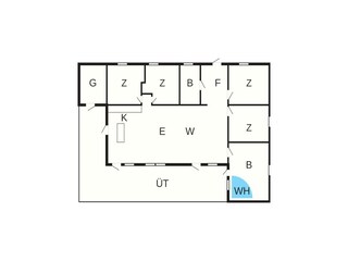Maison de vacances Marielyst Plan d'étage 53