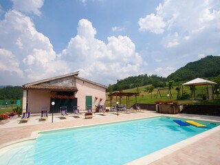 Vakantiehuis Piobbico Buitenaudio-opname 18