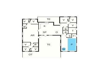 Vakantiehuis Marielyst Grondplan 41