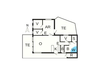 Casa per le vacanze Bork Havn Pianta del piano 41