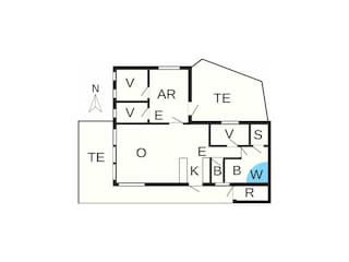 Vakantiehuis Bork Havn Grondplan 41