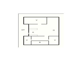 Vakantiehuis Saltum Grondplan 3