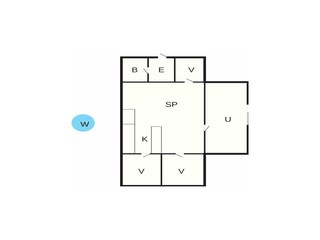 Casa de vacaciones Skagen Plano de planta 2