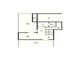 Vakantiehuis Skagen Grondplan 44