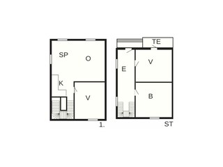 Vakantiehuis Fåvang Grondplan 15