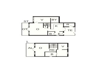 Casa per le vacanze Egense Pianta del piano 2
