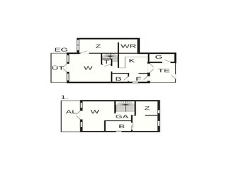 Casa per le vacanze Egense Pianta del piano 3