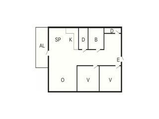 Vakantiehuis Malmö Grondplan 9