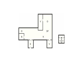 Vakantiehuis Thorup Strand Grondplan 26