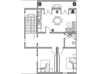 Vakantiehuis Kastel Stafilic Grondplan 20