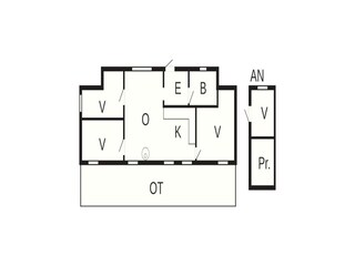 Maison de vacances Vaeggerløse Plan d'étage 46