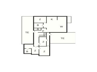 Vakantiehuis Ebeltoft Grondplan 5