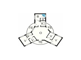 Ferienhaus Thorup Strand Grundriss 2
