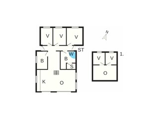 Vakantiehuis Marielyst Grondplan 36