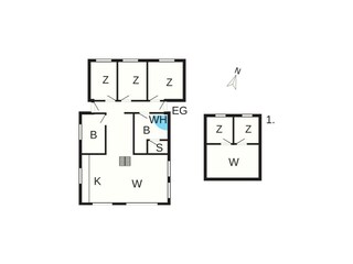 Casa de vacaciones Marielyst Plano de planta 3