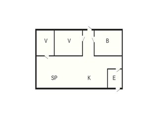 Maison de vacances Mandø Plan d'étage 38