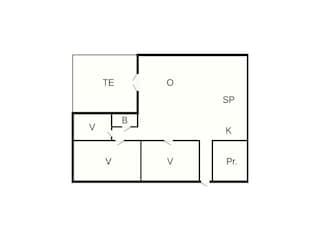Ferienhaus Vorupør Grundriss 6