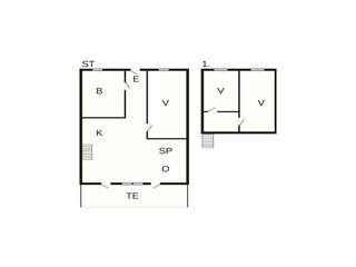 Casa per le vacanze Agger Pianta del piano 38