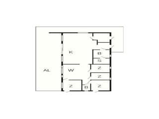 Vakantiehuis Ambjörnarp Grondplan 43