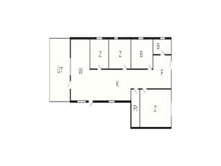 Vakantiehuis Fjellerup Strand Grondplan 41