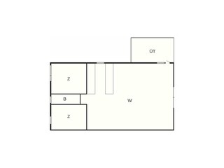 Vakantiehuis Glesborg Grondplan 45