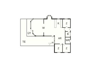 Ferienhaus Skaven Strand Grundriss 3