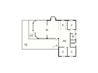 Holiday house Skaven Strand Floor Plan 3