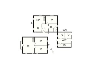 Casa de vacaciones Fur Plano de planta 59