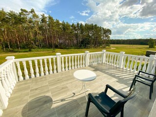 Ferienhaus Nowe Warpno Außenaufnahme 4