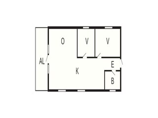 Vakantiehuis Sölvesborg Grondplan 28