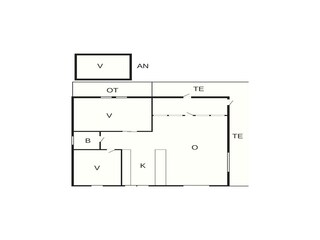 Casa de vacaciones Hou Plano de planta 47