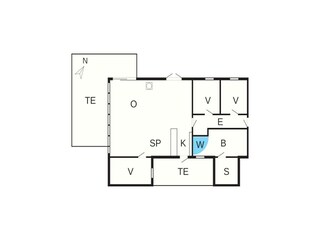 Casa de vacaciones Bork Havn Plano de planta 2